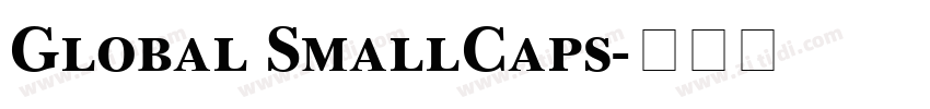 Global SmallCaps字体转换